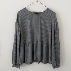 Gray Blouse/Top